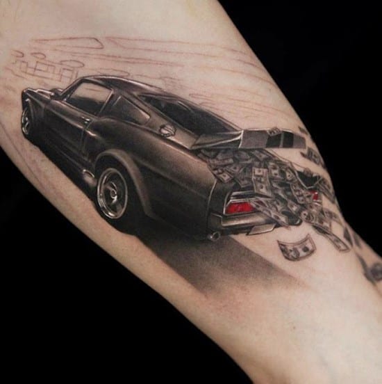 car tattoo