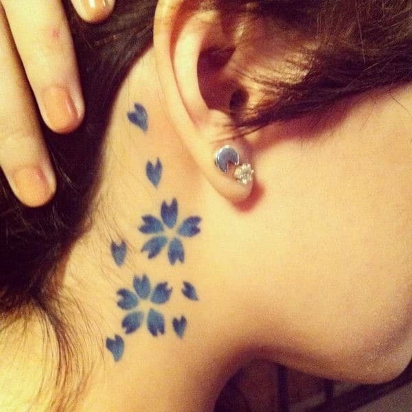 41-blue-sakura-neck-tattoo