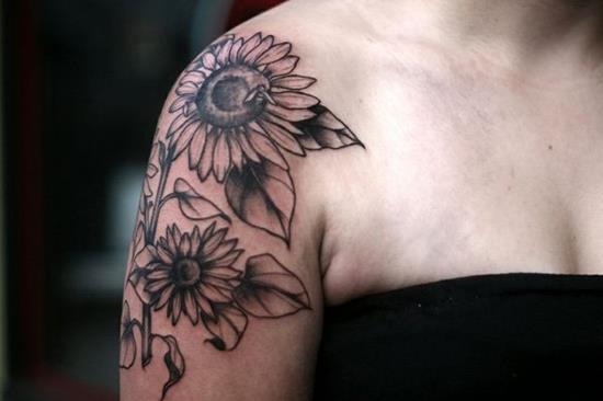 44-sunflower-shoulder-tattoo