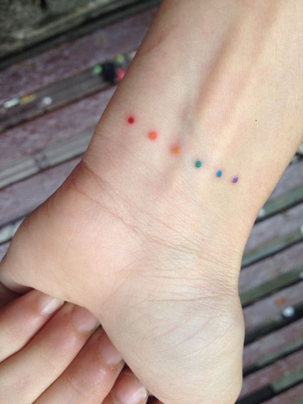 LGBT Wrist Tattoo