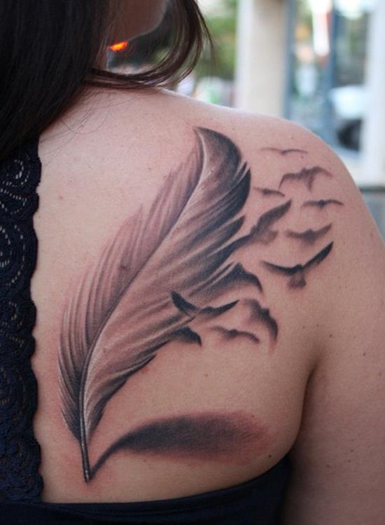 45-feather-tattoo-on-back