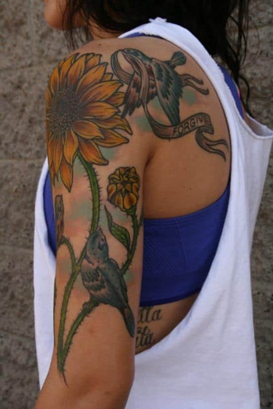 45-sunflower-tattoo