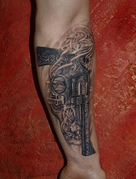 46-Gun-Forearm-Tattoo