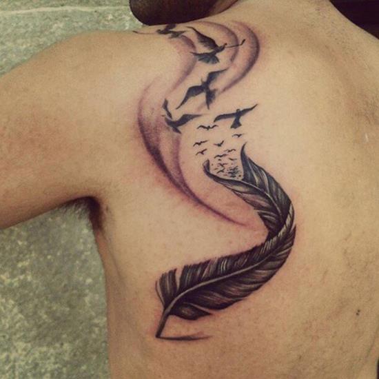 48-feather-tattoo-on-back