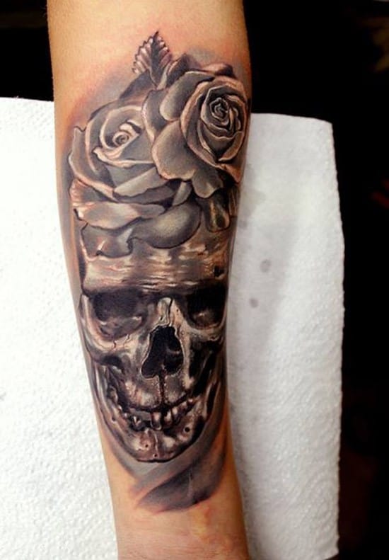 50-Skull-Forearm-Tattoo