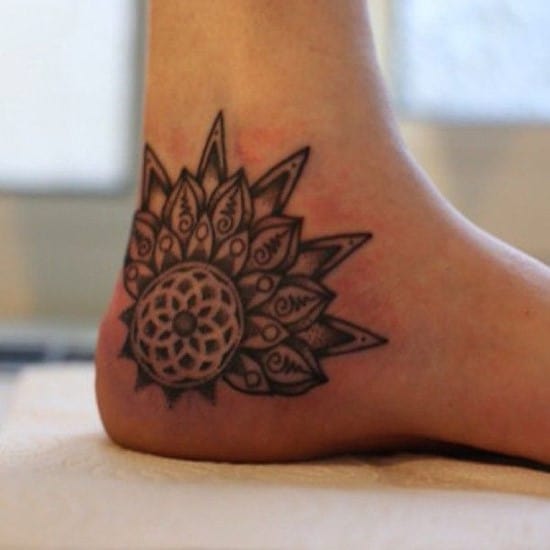 mandala tattoo on ankle 53-Ankle-Tattoo