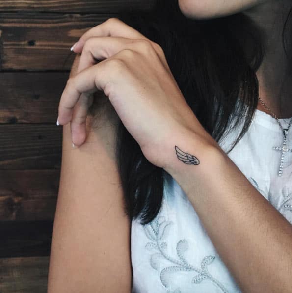 side wrist tattoo