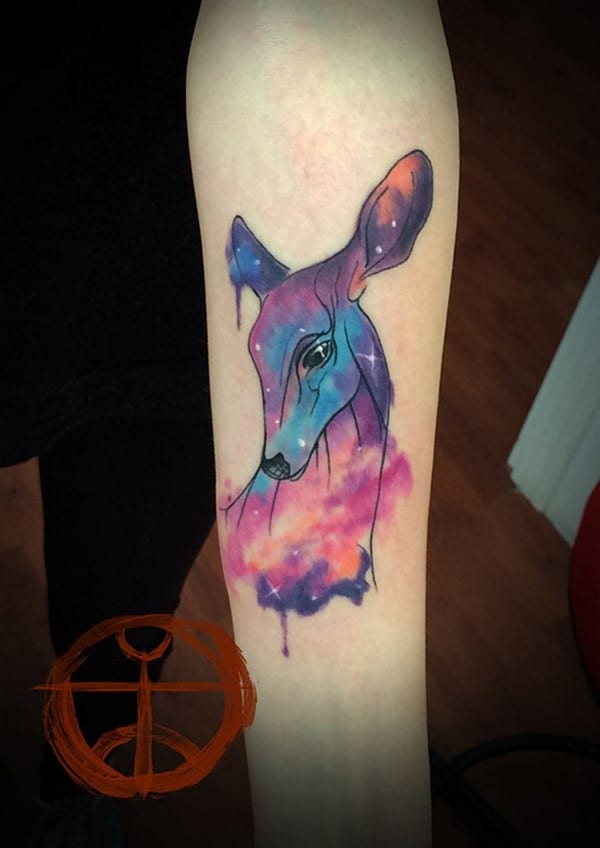 6-Colorful-Deer-Tattoo