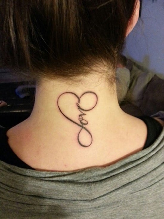 6-Infinite-Love-Tattoo-on-Neck-for-Women