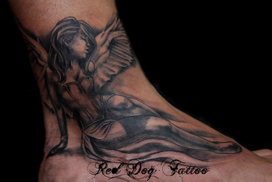 fairy tattoo on ankle 8-Joses-Angel