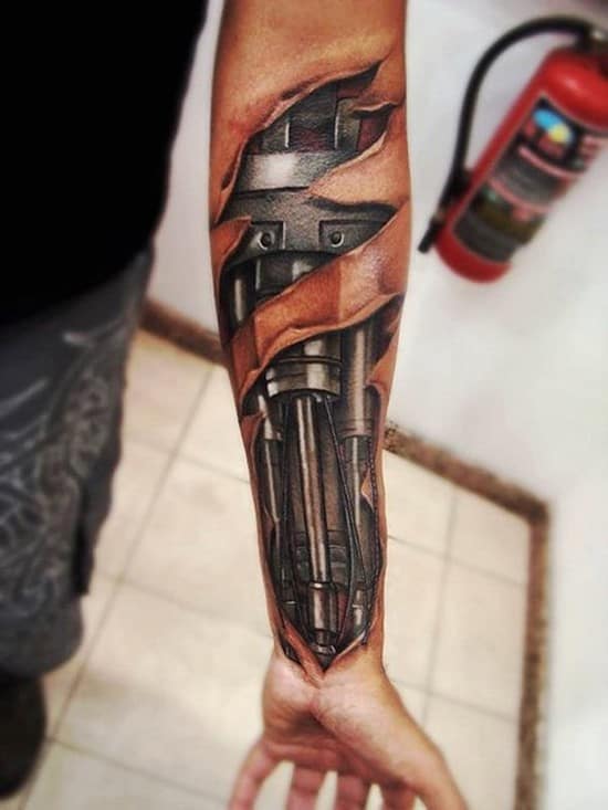 9-3D-Forearm-Tattoo