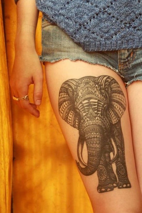 9-elephant-thigh-tattoo-for-girl