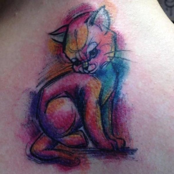 AD-Minimalistic-Cat-Tattoos-29