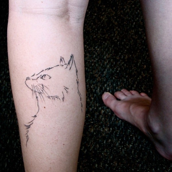 AD-Minimalistic-Cat-Tattoos-56