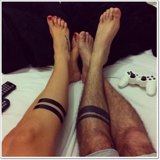 Armband-Tattoos-on-leg