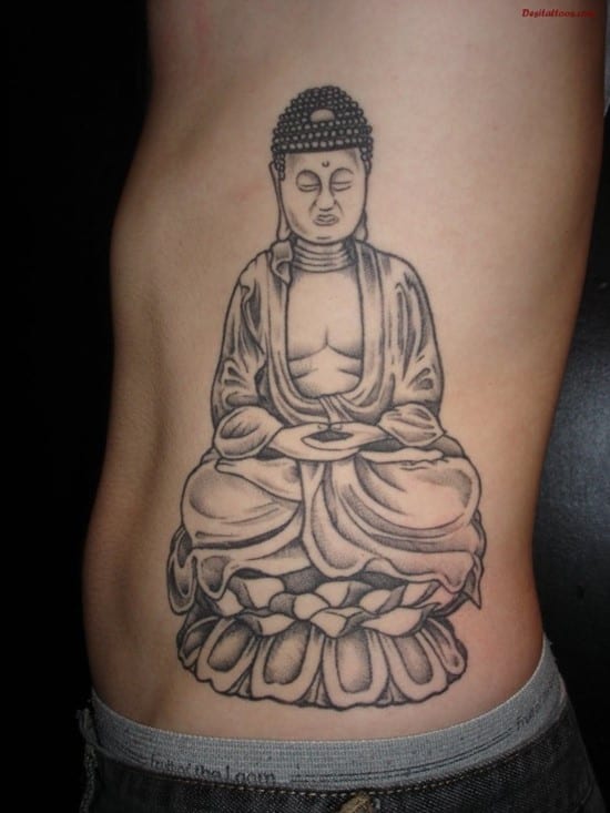 sitting buddha tattoo on rib Buddha-Tattoos-On-Rig--e1424354747905