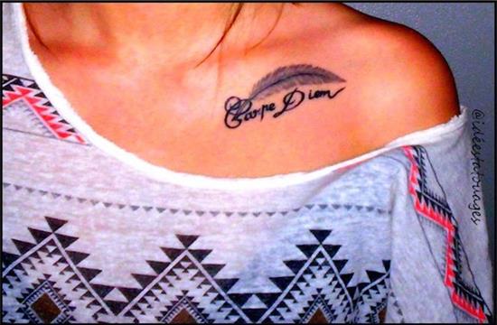 Carpe-Diem-Tattoos-19-With-Feather