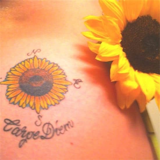 Carpe-Diem-Tattoos-24-Sunflower-