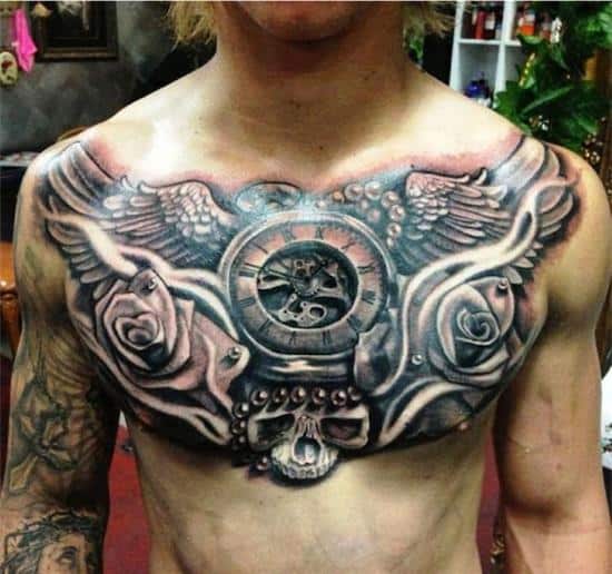 170 Popular Chest Tattoos For Men And Women