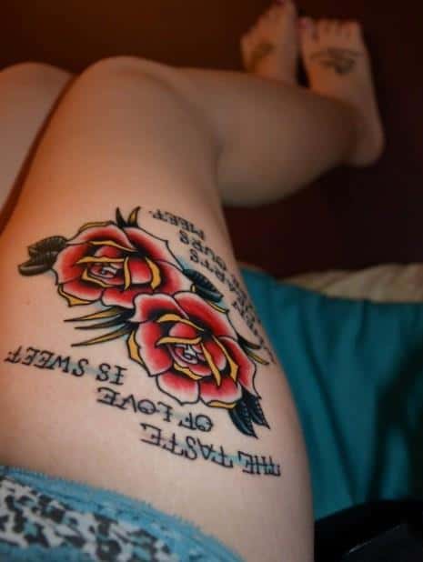 Cool-Rose-Tattoo-on-Thigh