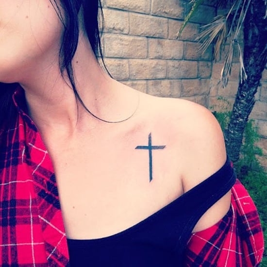 Cross tattoos designs ideas men women best (23)