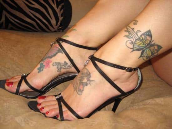 butterfly tattoo on ankle Cute-Butterfly-Ankle-Tattoo-Design