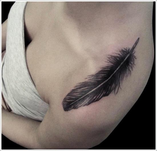 SENECIO 3D Black Feathers Mini Design Waterproof Temporary Unisex Body  Tattoo Size  105  6cm  Amazonin Beauty