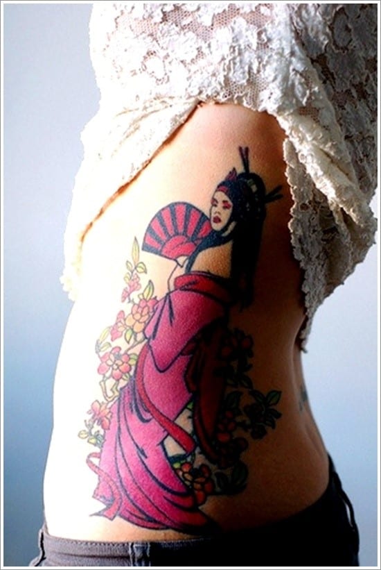 Geisha-Tattoo-Designs