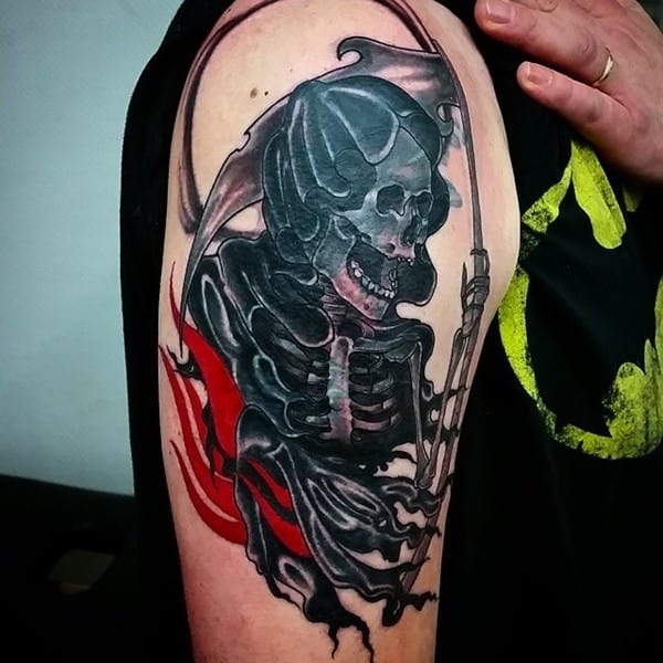 100 Meaningful Grim Reaper Tattoos Ultimate Guide 2019