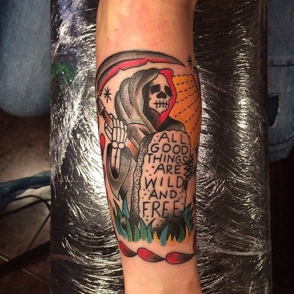 110 Unique Grim Reaper Tattoos Youll Need to See  Tattoo Me Now