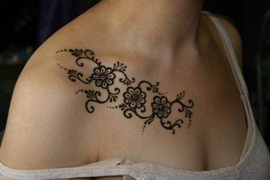 115 Most Stylish Collar Bone Tattoos (June 2020)