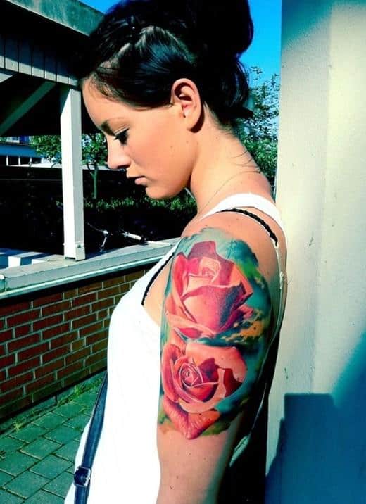 Red-Roses-Tattoo-on-Arm