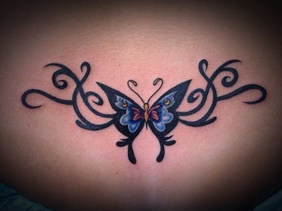 3d tattoos for women on lower back