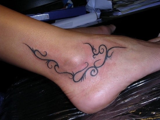 tribal tattoo on ankle Simple-Tribal-Ankle-Tattoo-for-Women
