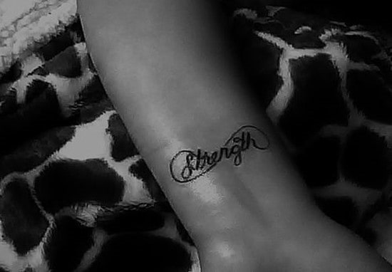 Strength-infinity-tattoo