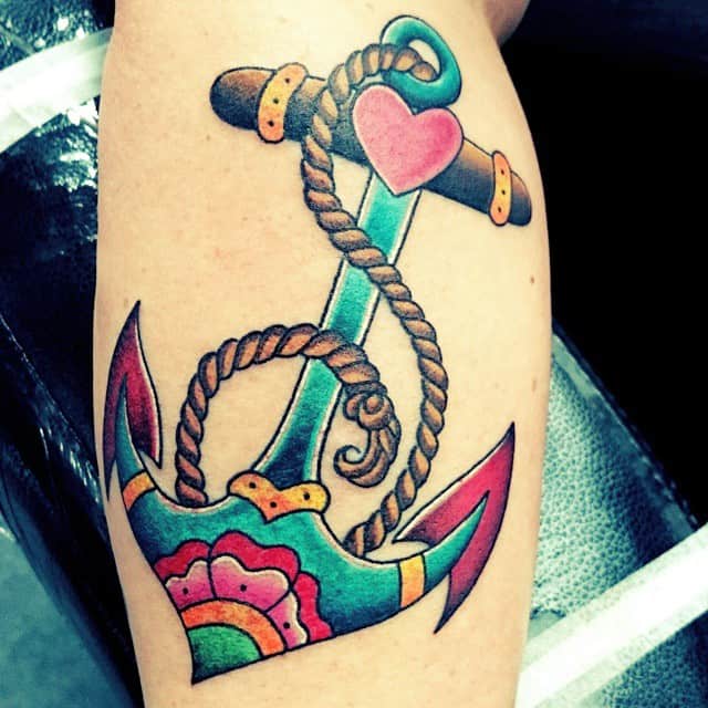 Anchor tattoo