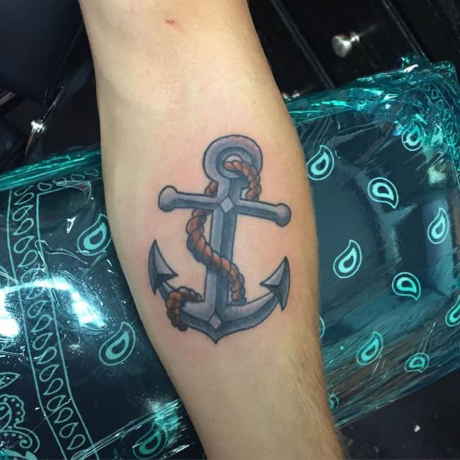 Anchor tattoo