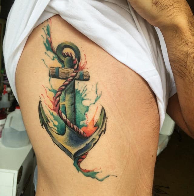 Anchor tattoo