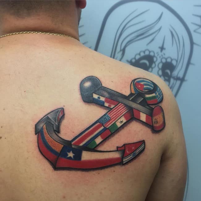 Anchor tattoo