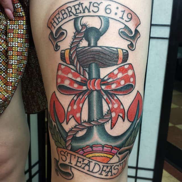 Anchor tattoo