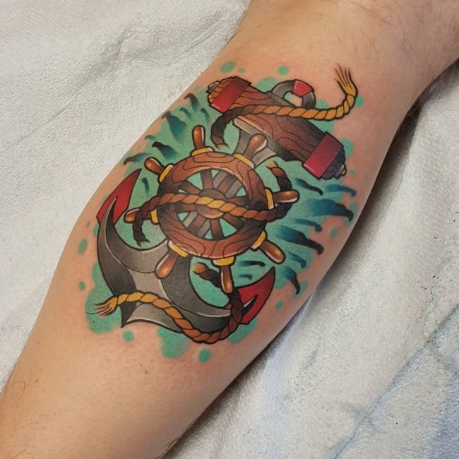 Anchor tattoo