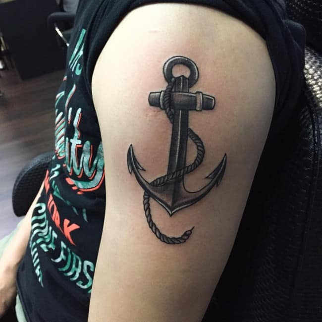 Anchor tattoo