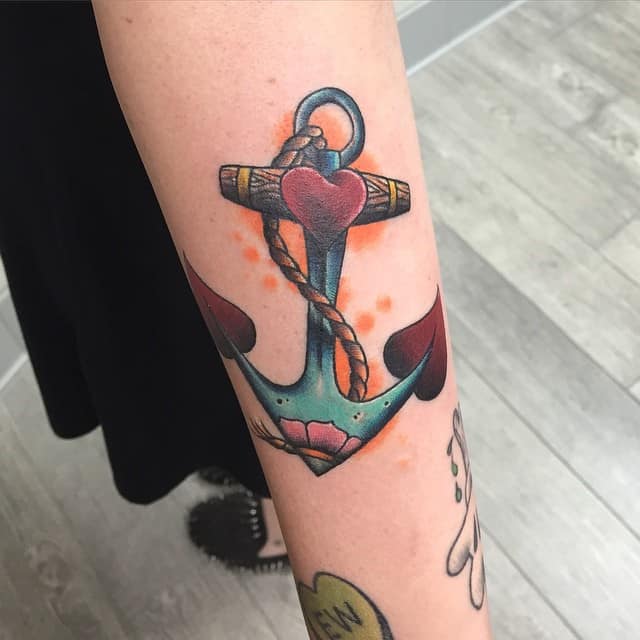 Anchor tattoo