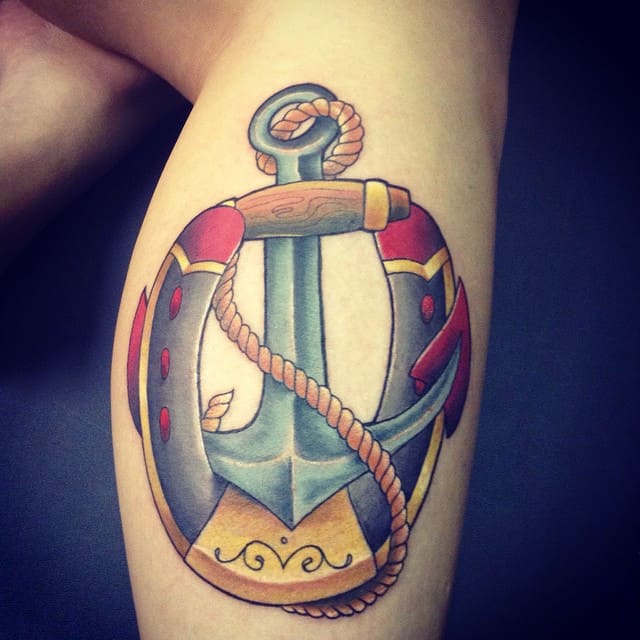 Anchor tattoo