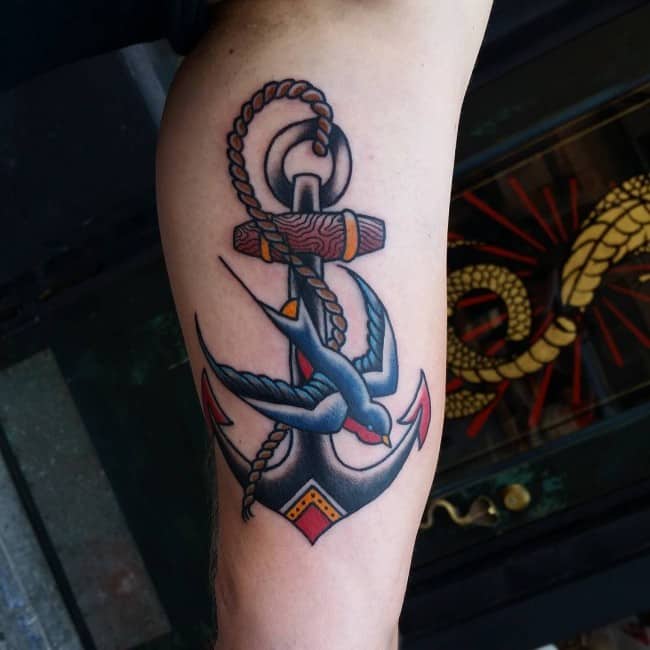 Anchor tattoo