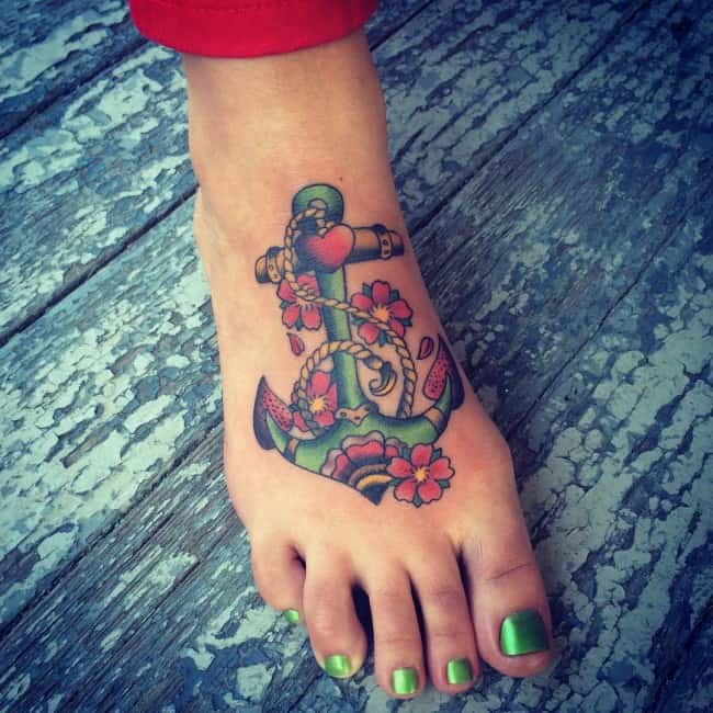 Anchor tattoo