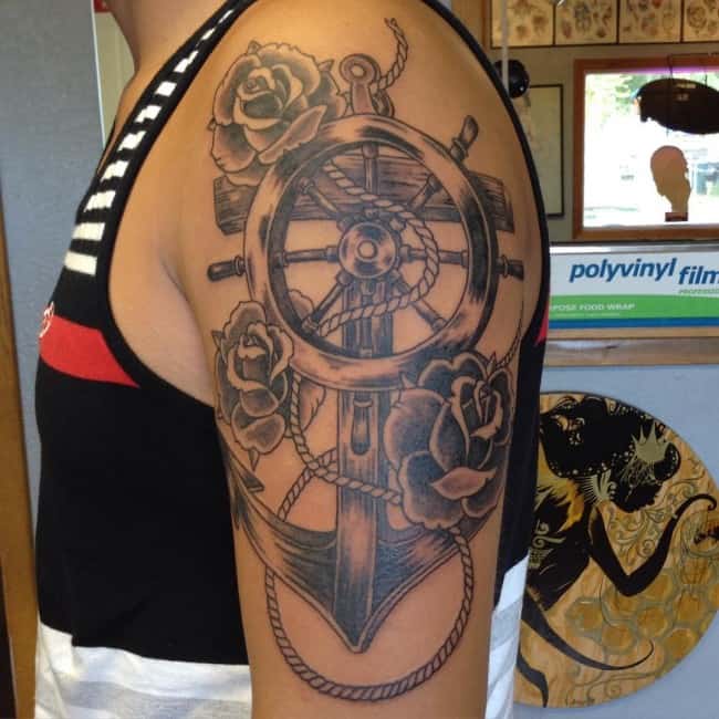 Anchor tattoo