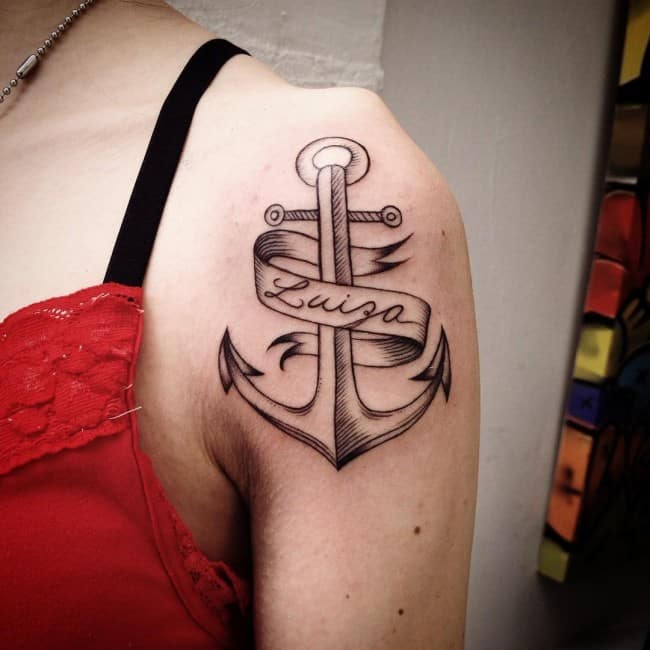 Anchor tattoo