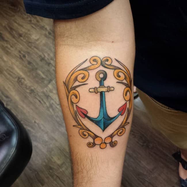 Anchor tattoo