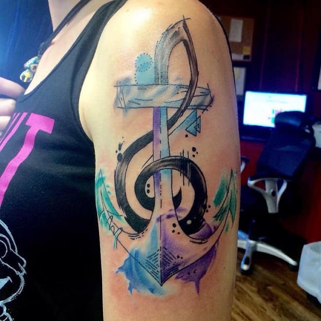 Anchor tattoo